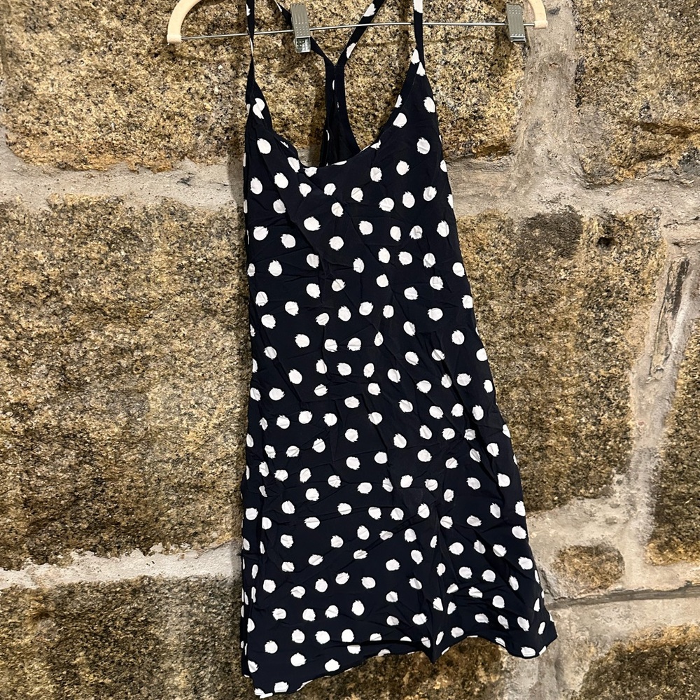 Outdoor Voices Exercise Dress Polka Dot Sleeveless Dress